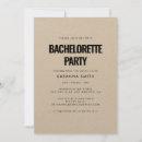 Zoek naar bachelorette party uitnodigingen Zwart wit