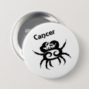 Zoek naar kanker symbool buttons Teken