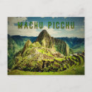 Zoek naar machu picchu briefkaarten Andesgebergte