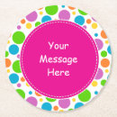 Zoek naar stippen patroon onderzetters Vlekken