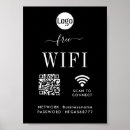Zoek naar wachtwoord posters Verbinding maken met wifi