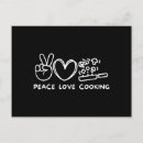 Zoek naar liefde koken briefkaarten Vrede