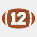 Zoek naar nummer 12 stickers Bal