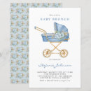 Zoek naar stroller baby uitnodigingen Het is een jongen