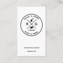 Zoek naar kluis visitekaartjes Koffiebonen