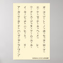 Zoek naar japanse tekens posters Katakana