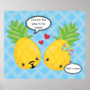 Zoek naar grappige ananas kunst Tropische vruchten