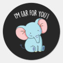 Zoek naar grappige olifant stickers Elk persoon