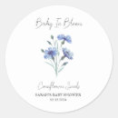 Zoek naar korenbloem stickers Baby shower