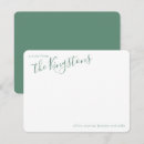 Zoek naar familienaam kaarten Salie groen