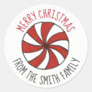 Zoek naar munt snoep stickers Kerstmis