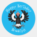 Zoek naar zwarte vogel stickers Ieder kind