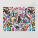 Zoek naar comic briefkaarten Patroon