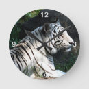 Zoek naar witte tijgers klokken Katten