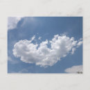 Zoek naar hart wolk briefkaarten Blauw