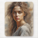 Zoek naar surrealistisch muismatten Meisje