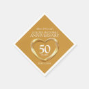Zoek naar gouden hart servetten 50ste trouwdag