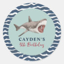 Zoek naar blauwe haai stickers Jongen