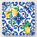 Zoek naar azulejo onderzetters Middellandse zee