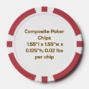 Zoek naar rood pokerchips Sjabloon