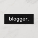 Zoek naar blog visitekaartjes Modern