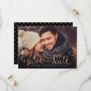 Zoek naar gold foil save the dates Foto