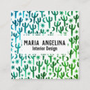 Zoek naar desert cactus visitekaartjes Modern