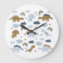 Zoek naar dinosaurussen klokken Illustratie