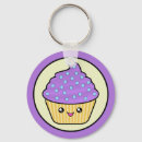 Zoek naar leuke cupcake sleutelhangers Schattig