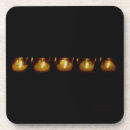 Zoek naar warmte onderzetters Vlam