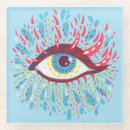 Zoek naar trippy onderzetters Psychedelisch