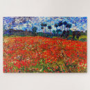 Zoek naar rode bloem puzzels Schilderij