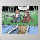 Zoek naar cartoon vissen posters Grappig
