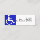 Zoek naar gehandicapten visitekaartjes Medisch