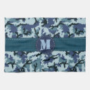 Zoek naar blauwe camouflage keuken handdoeken Militair