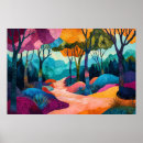 Zoek naar herfst bos posters Kleurrijk