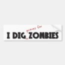 Zoek naar zombie bumperstickers Rood