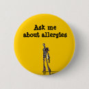 Zoek naar reactie buttons Allergieën