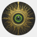 Zoek naar groen oog stickers Zwart