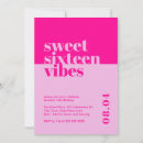 Zoek naar modern birthday party sweet 16 uitnodigingen Voor haar