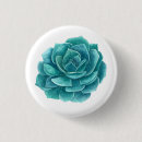 Zoek naar moderne bloemen buttons Waterverf