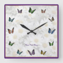 Zoek naar mooie vlinders klokken Voor haar