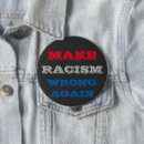 Zoek naar racisme buttons Blauw
