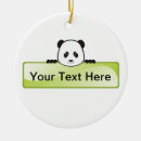 Zoek naar grappige panda ornamenten Dier