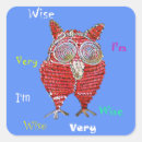 Zoek naar rode uil stickers Elk persoon