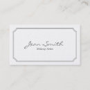 Zoek naar maak omhoog kunstenaar visitekaartjes Salon