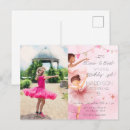 Zoek naar pirouette posters Ballerina verjaardagsuitnodiging