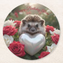 Zoek naar egel onderzetters Schattig