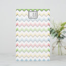 Zoek naar geel patroon briefpapier Zigzag
