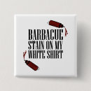 Zoek naar witte vlekken buttons Barbecue